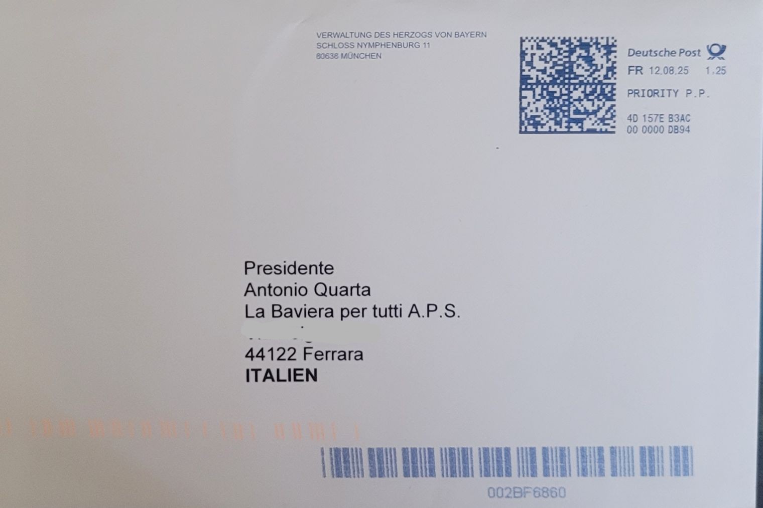 “La Baviera per tutti APS”: congratulazioni Reali.